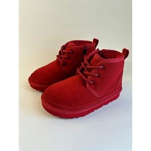 Kids Red Ugg Boots, Size 11C - Unisex